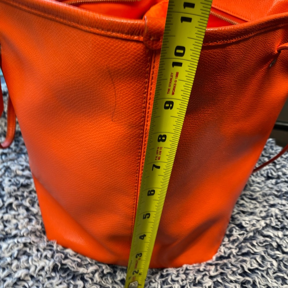 Orange coach tote - Picture 3 of 11